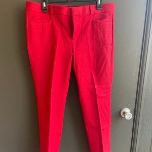 Banana Republic Dark Red SLoan Fit Pants 12